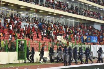 Incidentes en el partido Guinea Ecuatorial-Ghana