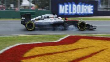 Jenson Button en el GP de Australia de 2015.