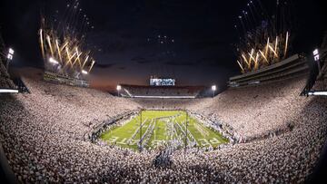 Los Penn State Nittany Lions (equipo deportivo de la Universidad Estatal de Pensilvania) puede disfrutar de este monumental estadio ubicado en State College en el estado estadounidense de Pensilvania. Su capacidad es de 106.572 espectadores.