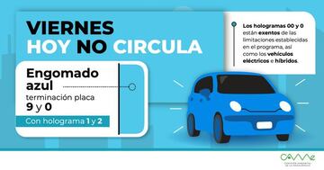 Hoy No Circula, 23 de diciembre: vehículos y placas en CDMX, EDOMEX, Hidalgo y Puebla