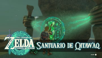 the legend of zelda tears of the kingdom nintendo switch guia santuario qitaw'aq