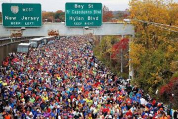 El 45º maratón de Nueva York pone a correr al mundo