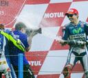 Lorenzo: “Si Valentino estaba
primero merece la victoria”