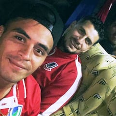 Brian Fernández se sumó y realizó una férrea defensa a Arias