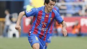 Pedro Ríos durante su etapa en el Levante.