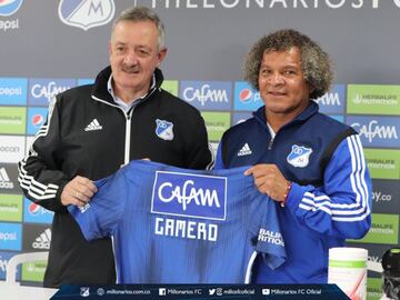 Alberto Gamero se presentó con la plantilla, dirigió su primer entrenamiento y habló en rueda de prensa del proyecto que comenzará en 2020 en Millonarios. 