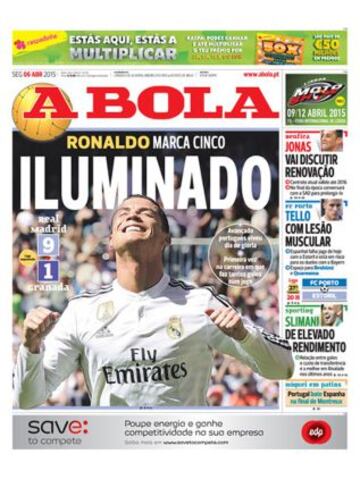 Portadas de la prensa deportiva