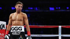 Gennady Golovkin en combate de boxeo