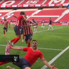 El épico gol de Luis Suárez en el 88' que hizo explotar al Atlético