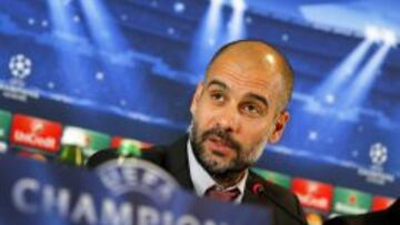 El entrenador del Bayern Múnich, Pep Guardiola