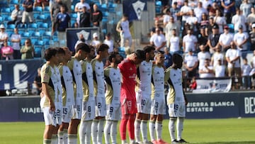 Los jugadores del Marbella.