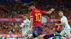 Marco Asensio, en el España-Suiza.