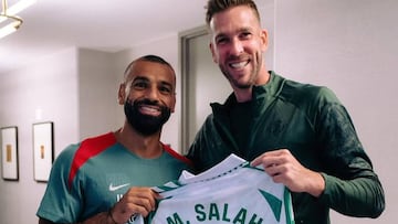 Salah y Adrián.