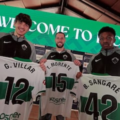 Gonzalo Villar, Tete Morente y Buba Sangare, presentados