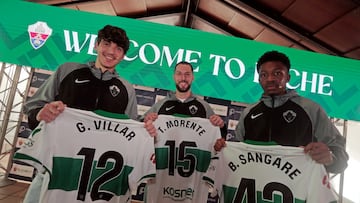 Gonzalo Villar, Tete Morente y Buba Sangare, presentados