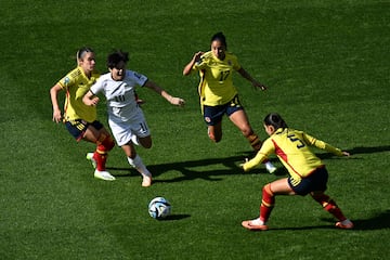 Mira las mejores imágenes del debut de la Selección Colombia en el Mundial Femenino de Australia y Nueva Zelanda ante Corea del Sur.