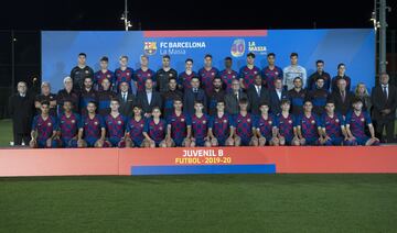 Equipo del FC Barcelona juvenil B masculino.