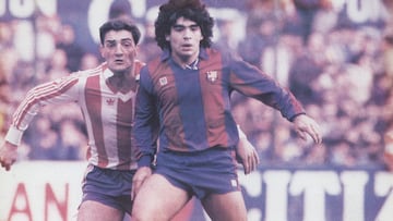 José Manuel Espinosa y su histórico marcaje a Maradona.