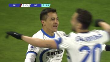 ¡Extraordinario! Alexis anotó un golazo en el triunfo del Inter