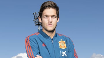 Marcos Alonso, jugador de La Selecci&oacute;n y del Chelsea. 
 