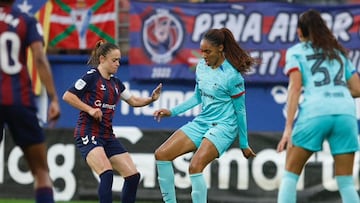 Imagen del Eibar-Barcelona femenino.