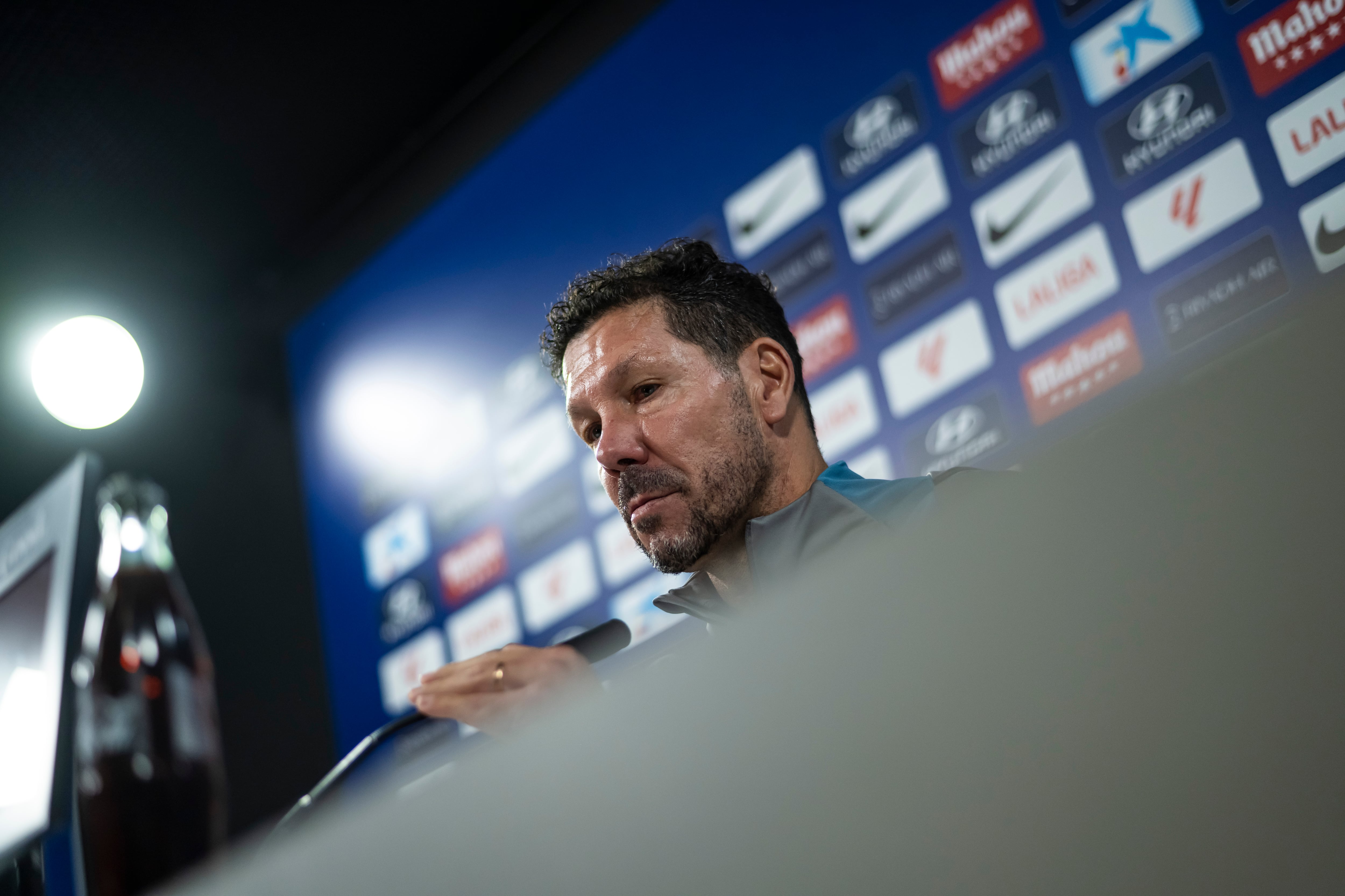 Simeone: “Rechazo total al agresor. Debe estar fuera. Es una oportunidad para el club”