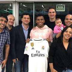 Rodrygo ya viste del Real Madrid