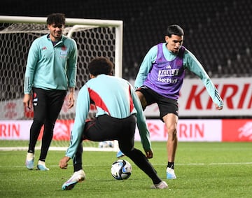 Así fue el entrenamiento de la Selección Colombia antes de medirse a Japón.