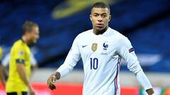 Kylian Mbapp&eacute;, en un partido con la selecci&oacute;n de Francia.