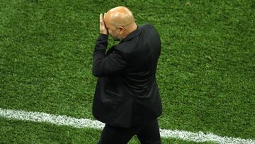 La grada argentina insultó a Sampaoli por la derrota