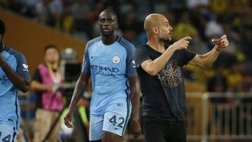 As¨ª pas¨® Yaya de indispensable a olvidado; Pep no lo esconde