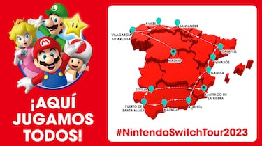 Nintendo Switch paseará este verano por España los grandes juegos de su catálogo