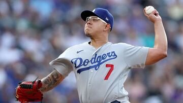 Julio Ur&iacute;as anota carrera y lanza cinco entradas en victoria de Dodgers