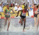 La keniana Chemos Cheywa gana los obstáculos femeninos