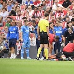 Yuri estará un mes de baja por la lesión ante el Valencia