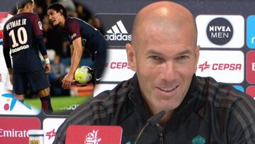 ¿Qué dijo Zidane sobre el lío entre Cavani y Neymar por el penal?