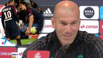 ¿Qué dijo Zidane sobre el lío entre Cavani y Neymar por el penal?