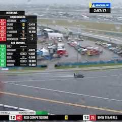El error de un rival que dio la victoria a Alonso en Daytona