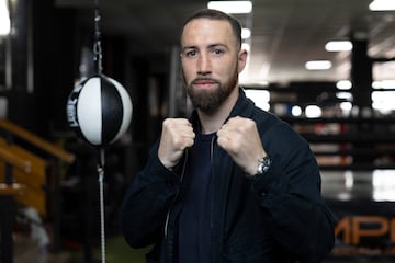 Sandor Martín en el gimnasio Emporio Boxing.