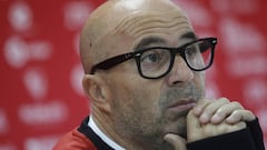 Sampaoli en rueda de prensa