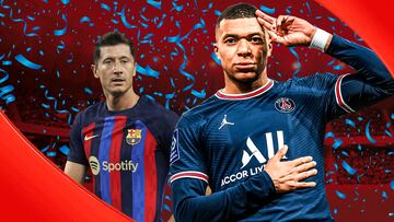 ?Imparable! Mbapp¨¦ por encima de Lewandowski y Haaland en 2022