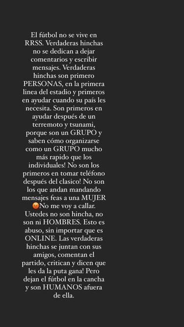 "No son hinchas, no son ni hombres": el duro mensaje de la novia de Ángelo Henríquez