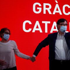 El PSC de Illa gana en votos, pero el independentismo suma mayoría absoluta