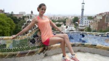 LA GAUDÍ DE LA SINCRO. Ona , diseñadora y apasionada del arte, posa para AS en el Parc Güell.