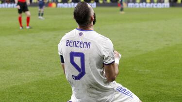 09/03/22 PARTIDO CHAMPIONS LEAGUE VUELTA OCTAVOS REAL MADRID - PSG PARIS SAINT GERMAIN TERCER GOL BENZEMA 3-1