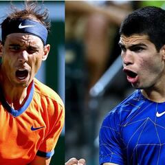 Semifinal histórica entre Alcaraz y Nadal en Indian Wells