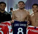 Héctor Herrera intercambió camiseta con Dos Santos y Vela