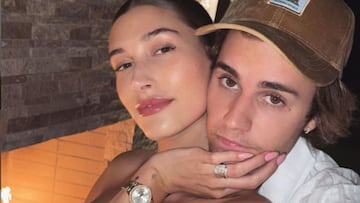 Hailey Baldwin y Justin Bieber vía Instagram (@haileybieber)
