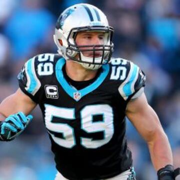 Luke Kuechly sufrió una conmoción cerebral en el partido entre Panthers y Jaguars.