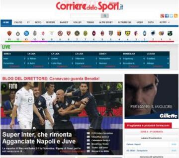 Portadas de la prensa extranjera